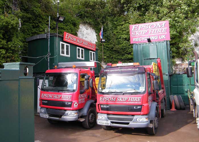 Skips in Dorking