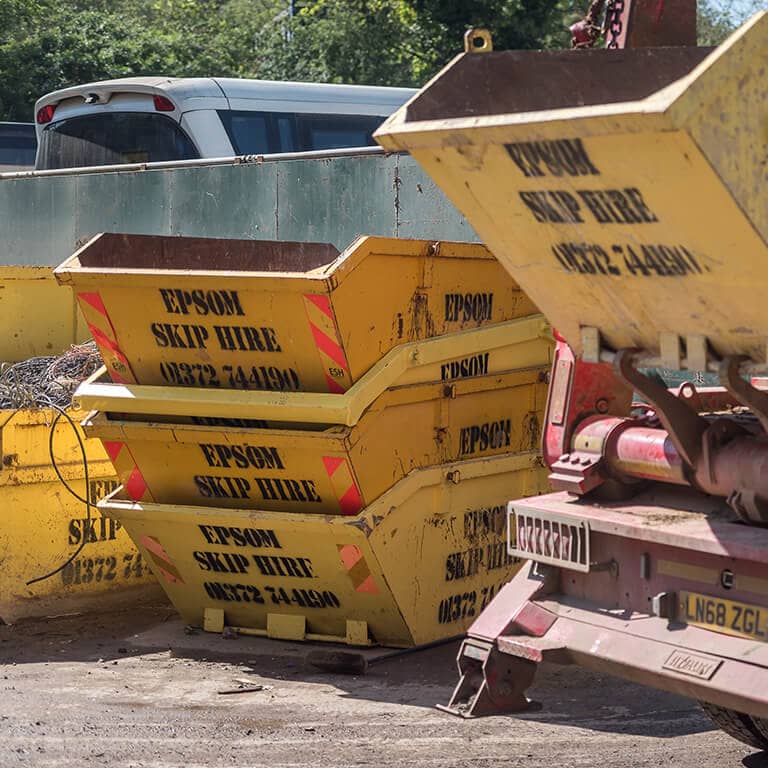 Skip hire Cobham